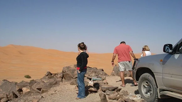 Erg Chebbi dunes Panoramic view